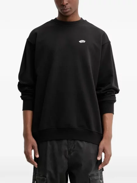 Hanorac crewneck Vans cu decolteu rotund cu autograf negru