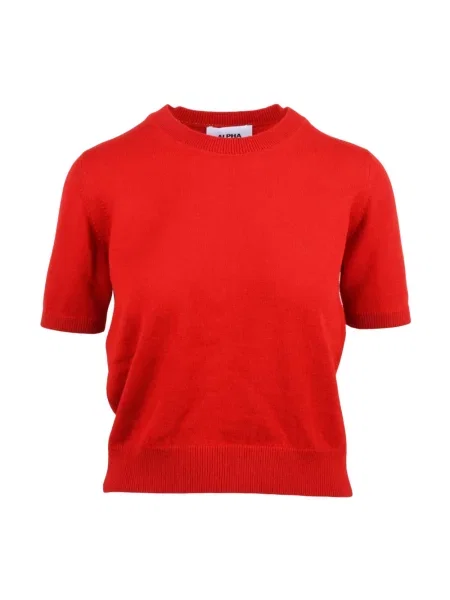 Sweter Alpha Studio czerwony