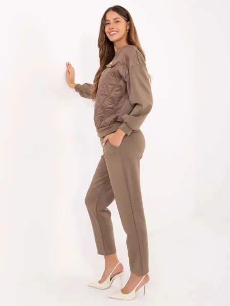 Obleka obleka Italy Moda rjava