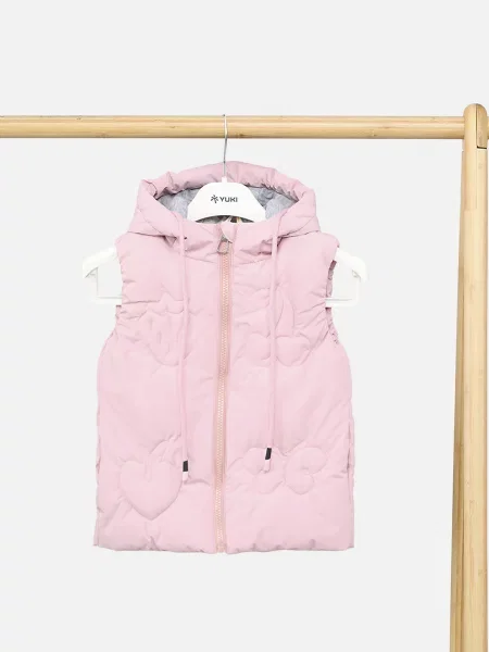 Дитячий Утеплений жилет YUKI рожевий