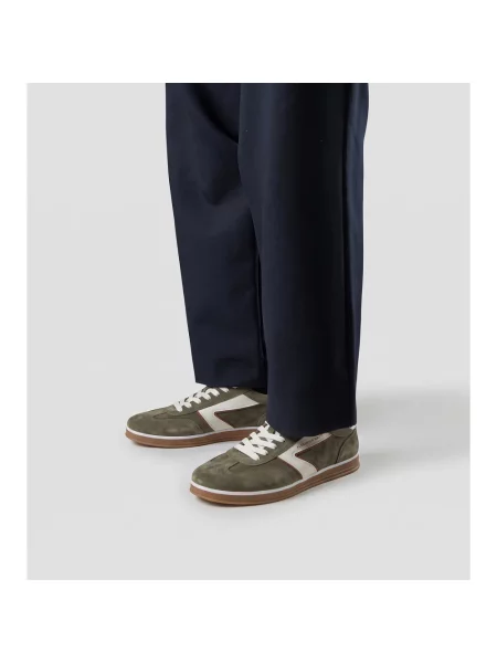 Sneakersy Alexander Smith zamszowe zielone