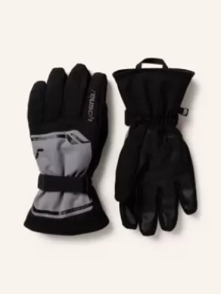 Reusch Lyžařské Rukavice Primus R-Tex® Xt černá/ světle šedá černé