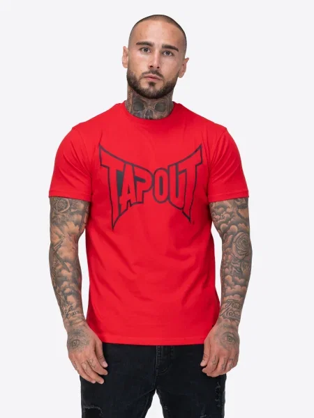 Tapout Tricou roșu negru