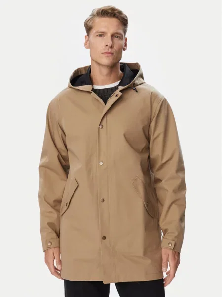Quiksilver Neperšlampanti striukė Diamond Rain Tamsiai smėlinė