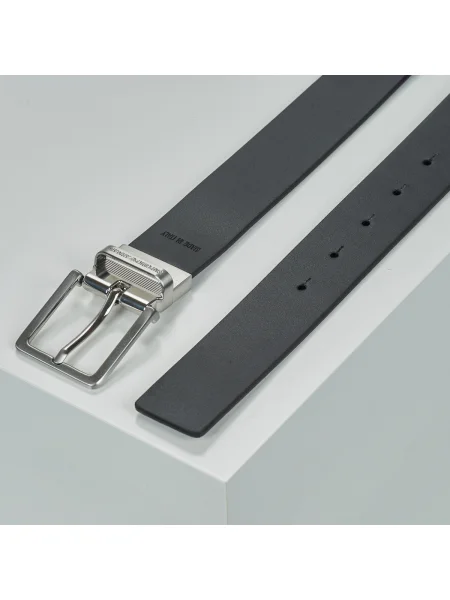 Bőr megfordítható öv Emporio Armani fekete