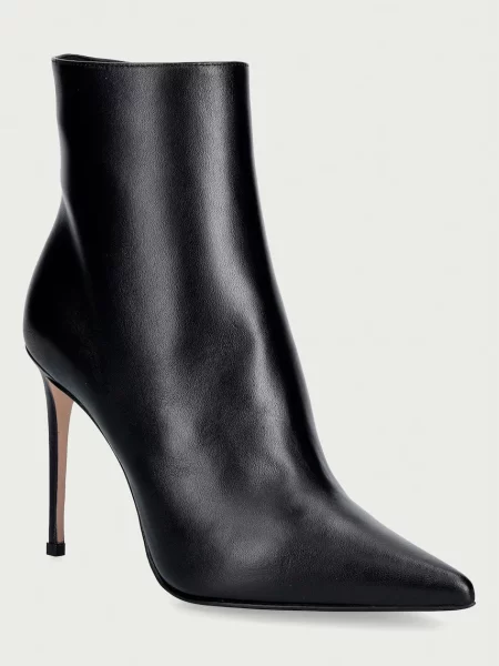 Le Silla botine pentru femei din piele Stivaletto Eva negru