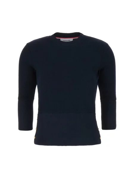 Sweter Thom Browne wełniany niebieski