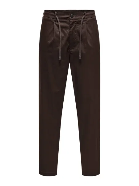 Only & Sons Pantaloni eleganți ONSCOIL închis maro