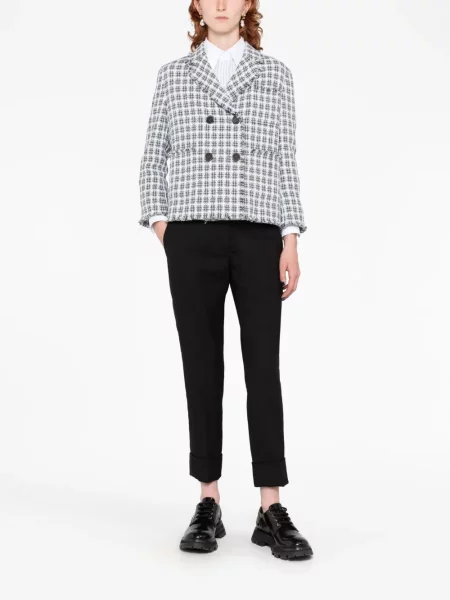 Striukė Thom Browne tvido dvieiliai pilka