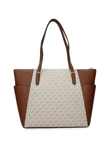 Geantă shopper Michael Kors din piele cu imagine