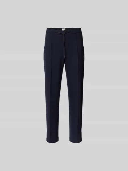 Spodnie typu track pants z elastycznym pasem Closed granatowe