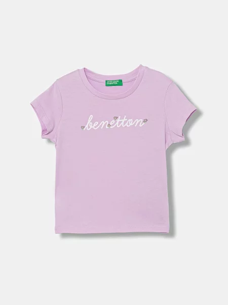 United Colors of Benetton tričko fialové