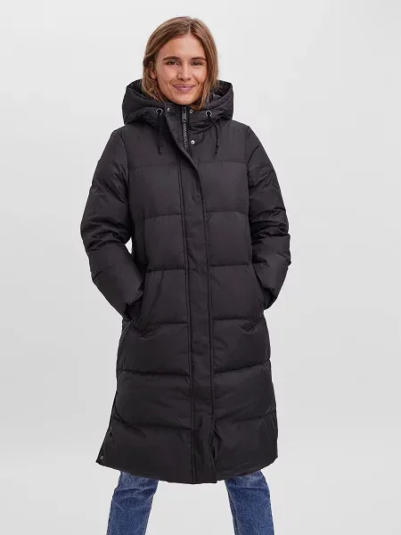 VERO MODA Žieminis paltas Erica Holly' juoda