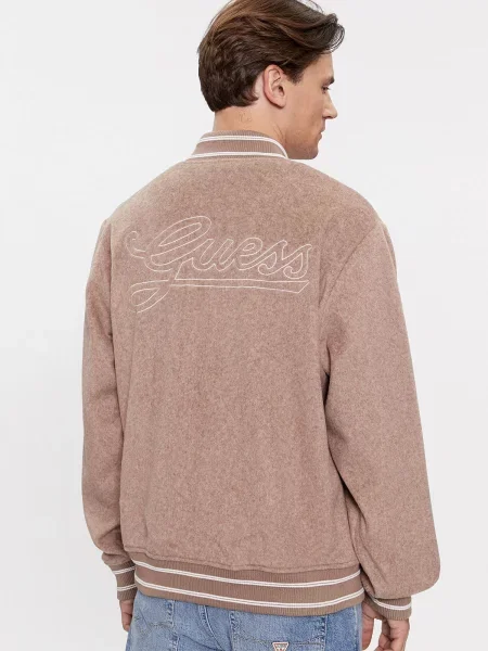 Бомбер GUESS бежевий
