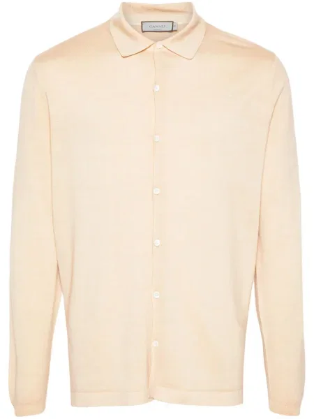 Cardigan Canali portocaliu