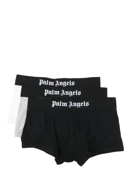 Șosete Palm Angels cu autograf gri