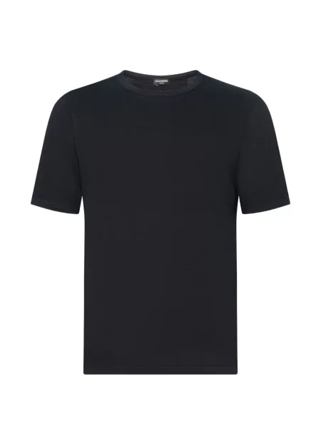 Tricou Franzese Collection cu decolteu rotund albastru