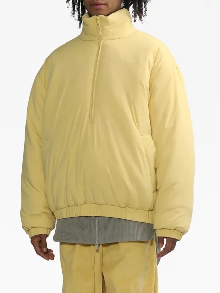Μπουφάν Fear Of God Essentials με αυτόγραφο κίτρινο