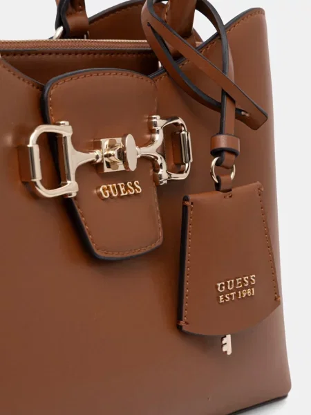 Кожаная сумка Guess