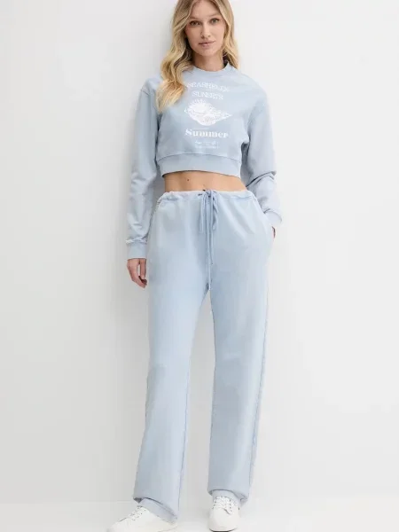 Спортивні штани Moschino Jeans однотонні