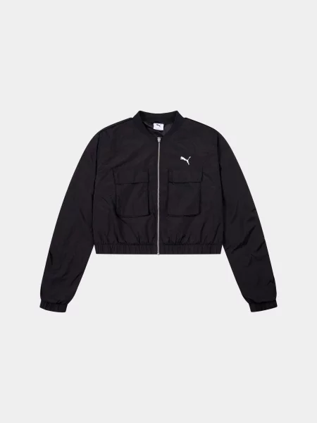 Бомбер PUMA Wardrobe Ess Bomber Jacket комбінований верх чорний