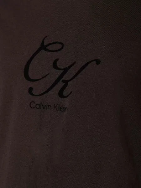 Calvin Klein Koszulka Z Długim Rękawem schwarz czarna