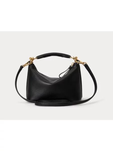 Torebka Ralph Lauren skórzana czarna