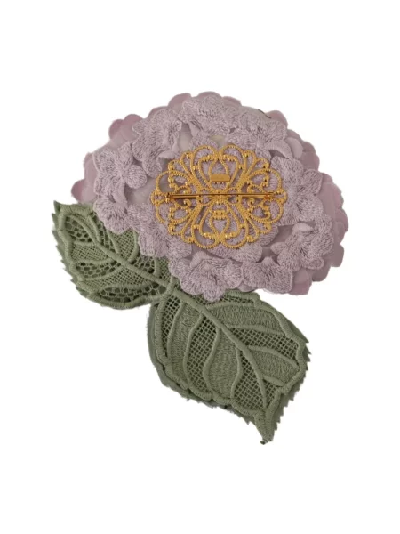 Broszka Dolce And Gabbana fioletowa