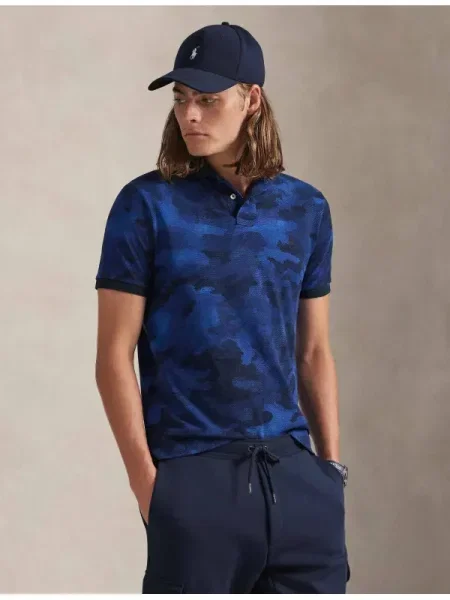Polo Ralph Lauren Póló Custom sötétkék