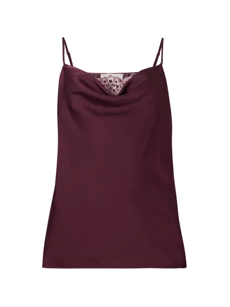 Anna Field Top bordeaux roșu