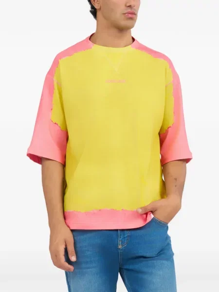 Tricou Roberto Cavalli cu imagine galben