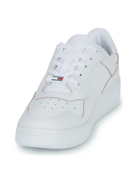 Teniși Tommy Hilfiger din piele alb