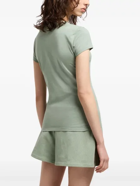 Tricou Armani Exchange cu autograf verde
