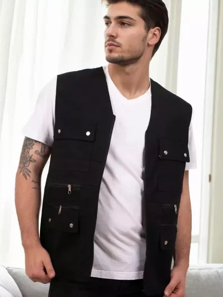 Vestă Dewberry negru