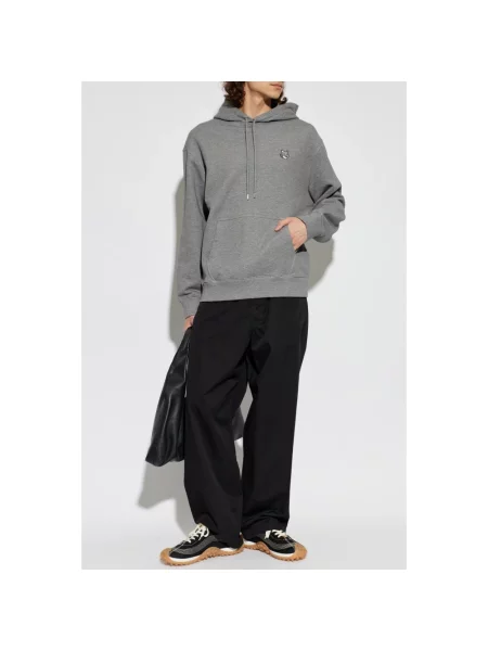 Bluza z kapturem Maison Kitsune szara