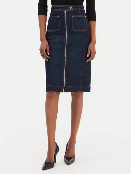 Guess Džinsinis sijonas Tamsiai mėlyna