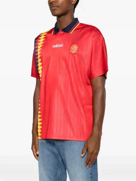 Tricou polo Adidas roșu