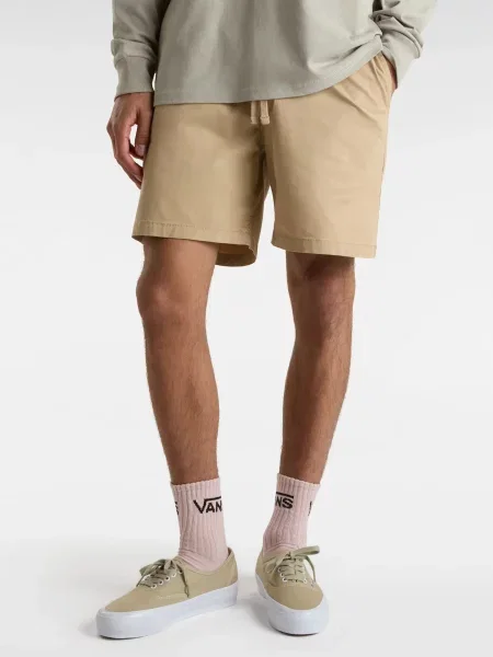 Повсякденні шорти Vans RANGE RELAXED ELASTIC SHORT бежевий