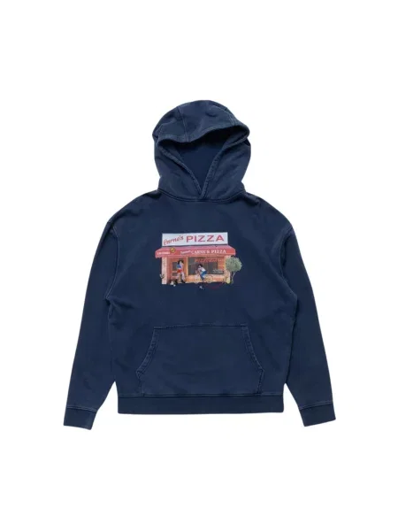 Bluza z kapturem Carne Bollente z kapturem niebieska