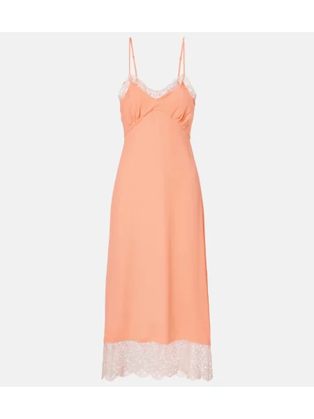 Rochie Simone Rocha din dantelă de costum portocaliu