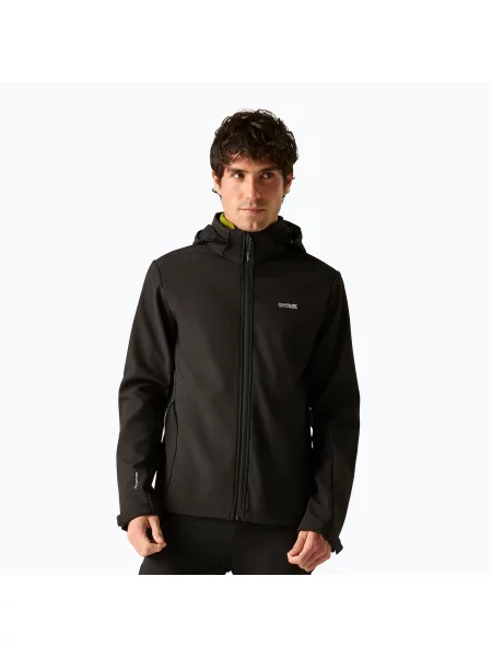 Geacă softshell pentru bărbați REGATTA Denvo black negru