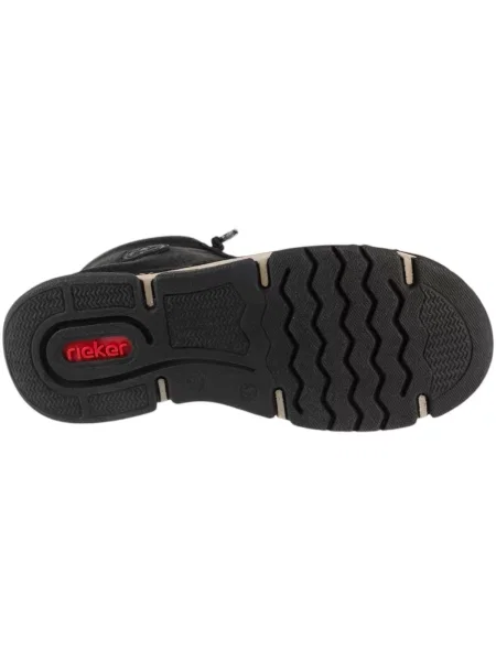 Botine Rieker cu șireturi negru