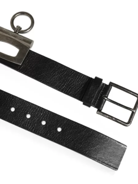 Cu centură curea Dolce & Gabbana din piele negru