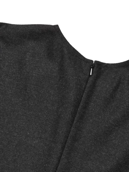 Lung rochie midi Victoria Beckham gri