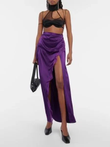 Szatén bralette melltartó Didu fekete