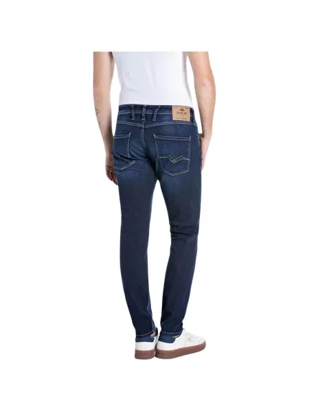 Blugi Replay stretch albastru