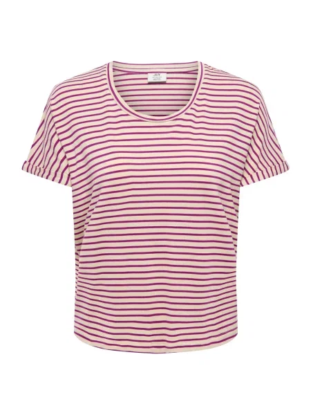 JDY Tricou JDYSISSY crem / mov închis
