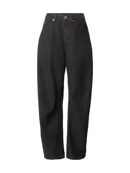 ADIDAS ORIGINALS Jeans HIGH RISE BARREL LEG DENIM gri deschis / denim negru