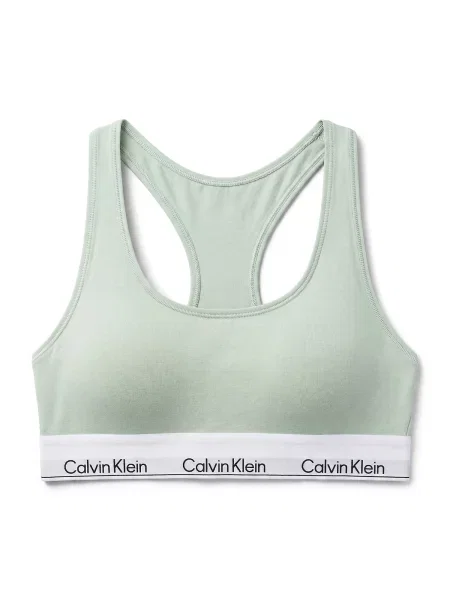 Calvin Klein Underwear Sutien verde mentă / negru alb