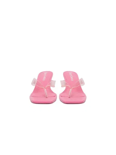 Juicy Couture Šlepetės per pirštą rožinė